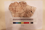 Stucco Fragment, Stucco; carved, painted