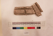 Stucco Fragment, Stucco; carved, painted