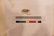 Stucco Fragment, Stucco; carved, painted