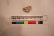 Stucco Fragment, Stucco; carved, painted