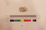 Stucco Fragment, Stucco; carved, painted
