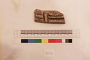 Stucco Fragment, Stucco; carved