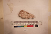 Stucco Fragment, Stucco; carved