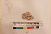 Stucco Fragment, Stucco; carved