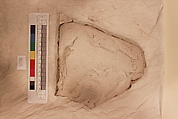 Stucco Fragment, Stucco; carved, painted