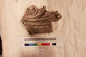 Stucco Fragment, Stucco; carved, painted