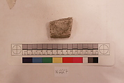 Stucco Fragment, Stucco; carved, painted