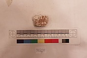 Stucco Fragment, Stucco; carved, painted