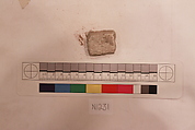 Stucco Fragment, Stucco; carved, painted