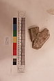 Stucco Fragment, Stucco; carved, painted