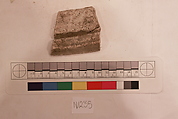 Stucco Fragment, Stucco; carved, painted