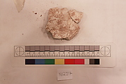 Stucco Fragment, Stucco; carved, painted