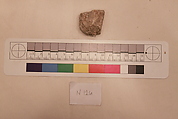 Stucco Fragment, Stucco; carved, painted