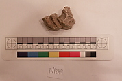 Stucco Fragment, Stucco; carved, painted
