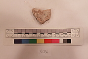 Stucco Fragment, Stucco; carved, painted