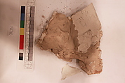 Stucco Fragment, Stucco(?); carved, painted