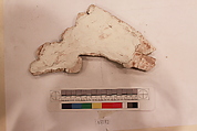 Stucco Fragment, Stucco (?); carved, pigment