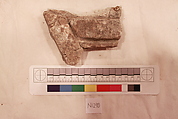 Stucco Fragment, Stucco; carved, painted