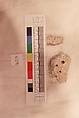 Stucco Fragment, Stucco (white mortar); carved