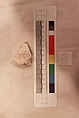 Stucco Fragment, Stucco (mortar); carved, painted