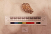 Stucco Fragment, Stucco (mortar); carved, painted