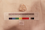 Stucco Fragment, Stucco (mortar); carved, painted