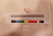 Stucco Fragment, Stucco (mortar); carved, painted