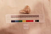 Stucco Fragment, Stucco (mortar); carved, painted
