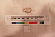 Stucco Fragment, Stucco (mortar); carved, painted