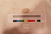 Stucco Fragment, Stucco (mortar); carved, painted