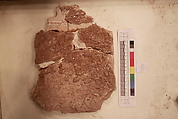 Fragment of a Panel with an Inscription Starting with the Basmala, Stucco (mortar); carved, painted