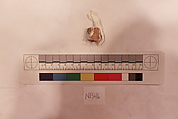 Stucco Fragment, Stucco (mortar); carved, painted
