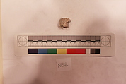 Stucco Fragment, Stucco (mortar); carved, painted