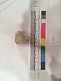 Stucco Fragment, Stucco (mortar); carved, painted