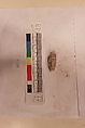 Stucco Fragment, Stucco (mortar); carved, painted