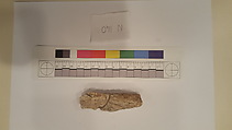Stucco Fragment, Stucco; carved, painted