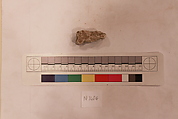 Stucco Fragment, Stucco (mortar); carved, painted