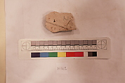 Stucco Fragment, Stucco (mortar); carved, painted