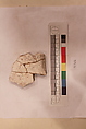 Stucco Fragment, Stucco (mortar); carved, painted