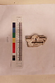 Stucco Fragment, Stucco (mortar); carved, painted
