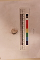 Stucco Fragment, Stucco (mortar); carved, painted