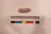 Stucco Fragment, Stucco; carved, painted