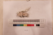 Stucco Fragment, Stucco; carved, painted