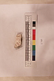 Stucco Fragment, Stucco; carved, painted