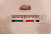 Stucco Fragment, Stucco; carved, painted