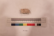 Stucco Fragment, Stucco; carved, painted
