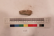 Stucco Fragment, Stucco; carved, painted