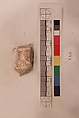 Stucco Fragment, Stucco; carved, painted