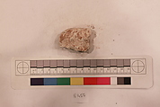 Stucco Fragment, Stucco; carved, painted