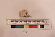 Stucco Fragment, Stucco; carved, painted